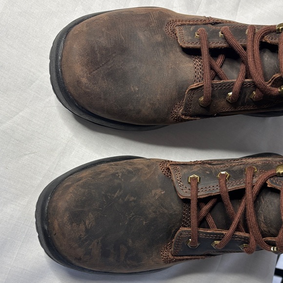 🤎 Dr. Comfort Boss Brown Work/Hiking Boots 11 Wide Comfort Leather NWOT🤎 - Picture 4 of 14